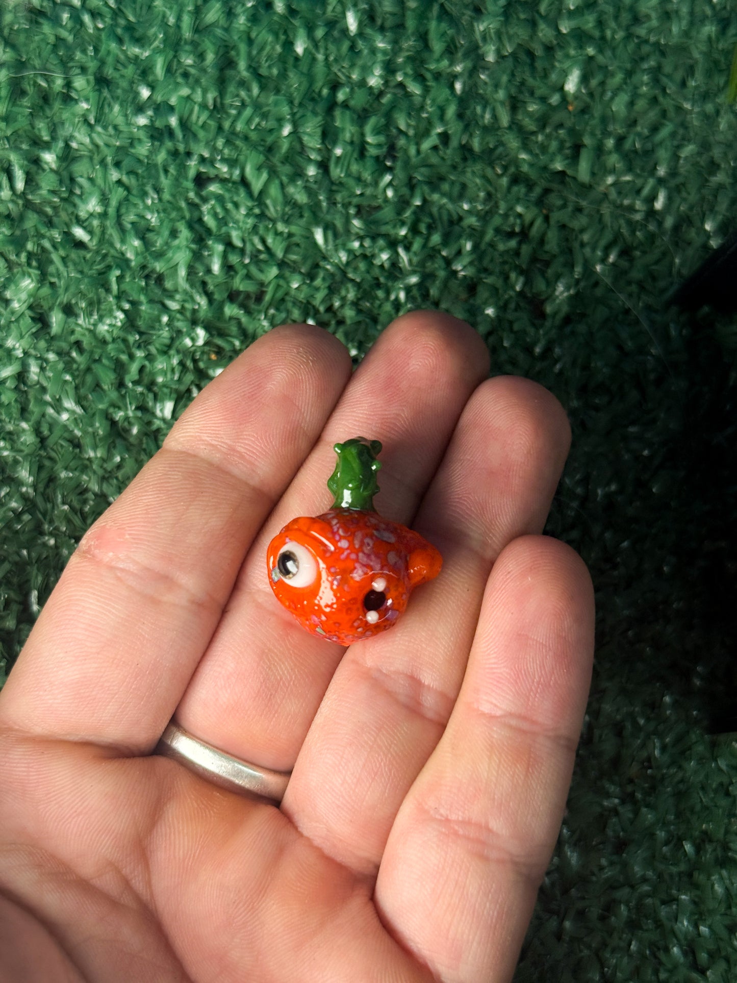 Moldy orange pendant